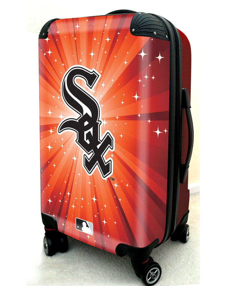 Chicago White Sox, 21" Clear Poly Carry-On Luggage by Kaybull #CWS14 - OBM Distribution, Inc.