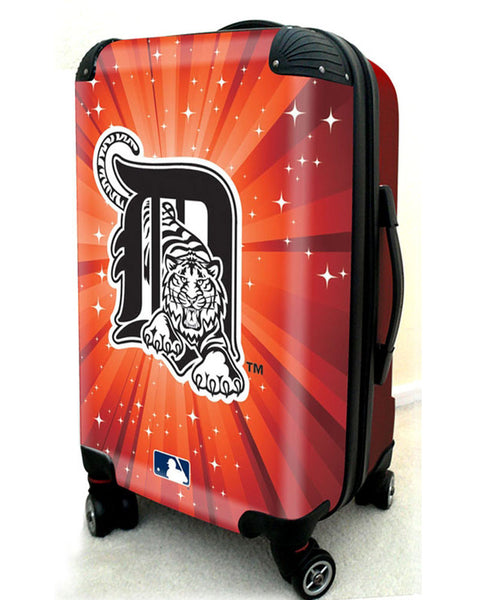 Detroit Tigers, 21" Clear Poly Carry-On Luggage by Kaybull #DET13 - OBM Distribution, Inc.