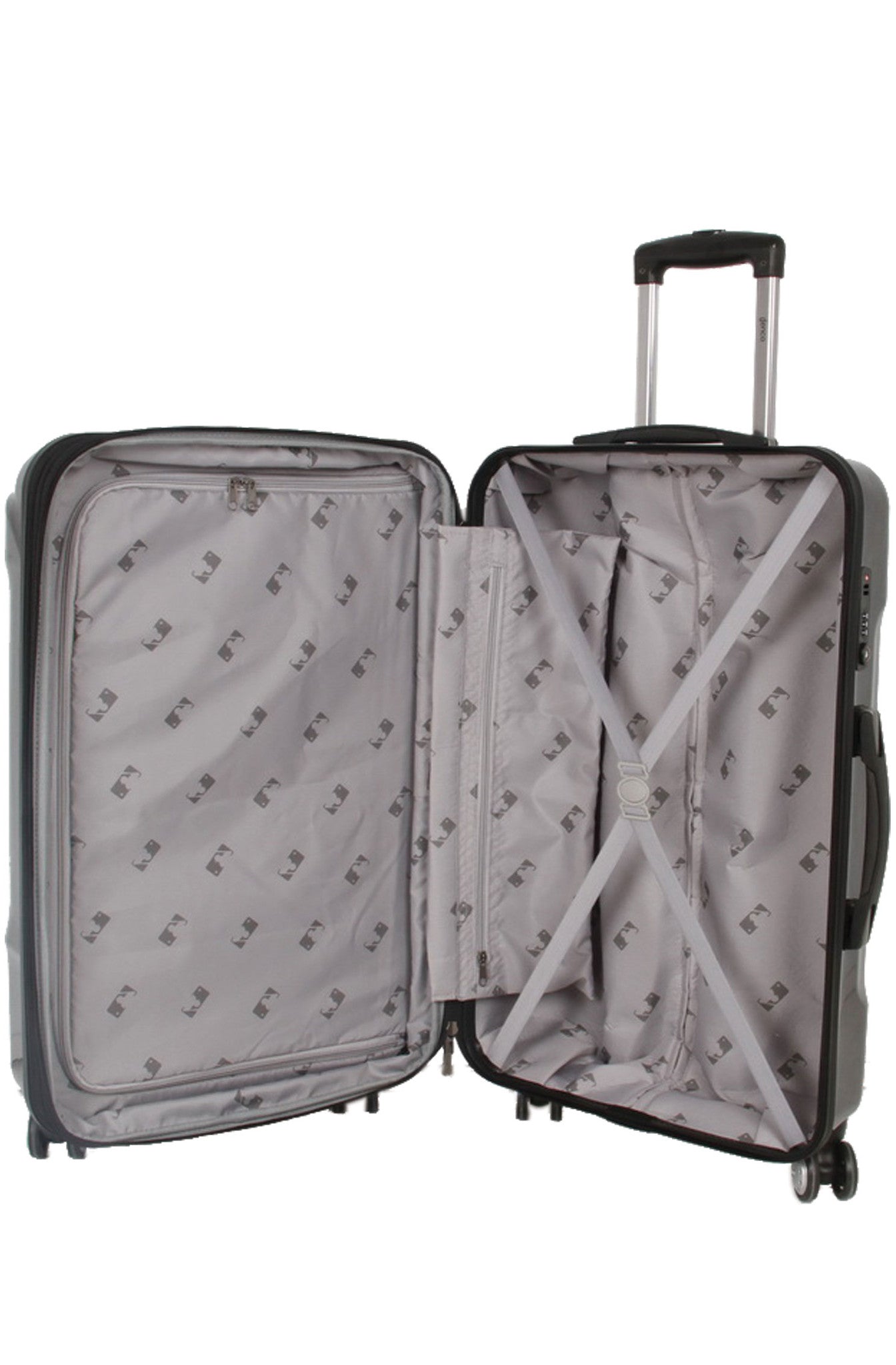 New York Yankees, 19" and 26" Premium Molded Luggage Set by Kaybull #NYY-PCF-SET - OBM Distribution, Inc.