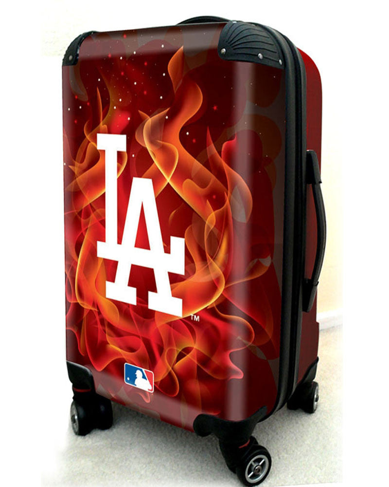 Los Angeles Dodgers, 21" Clear Poly Carry-On Luggage by Kaybull #LAD12 - OBM Distribution, Inc.