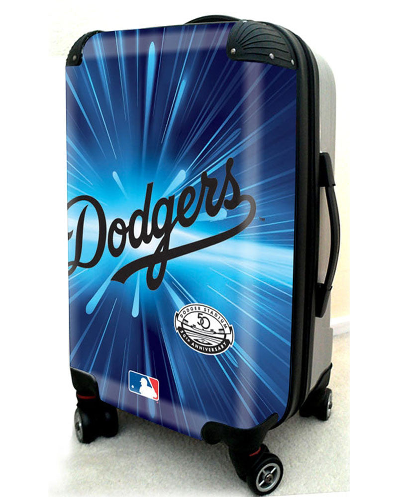 Los Angeles Dodgers, 21" Clear Poly Carry-On Luggage by Kaybull #LAD5 - OBM Distribution, Inc.