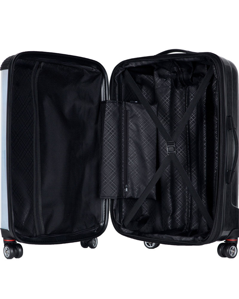 Detroit Tigers, 21" Clear Poly Carry-On Luggage by Kaybull #DET9 - OBM Distribution, Inc.