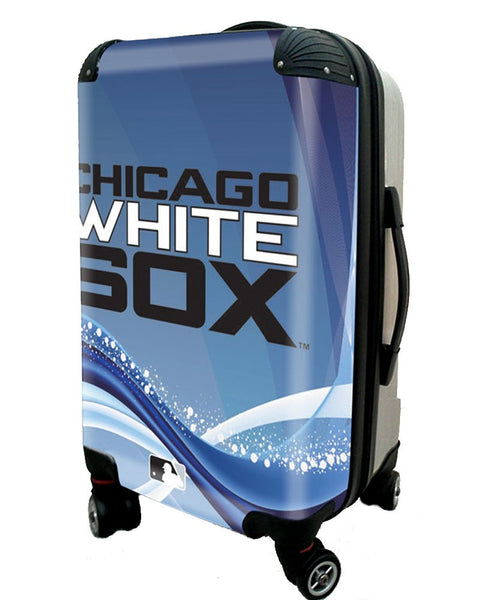Chicago White Sox, 21" Clear Poly Carry-On Luggage by Kaybull #CWS12 - OBM Distribution, Inc.