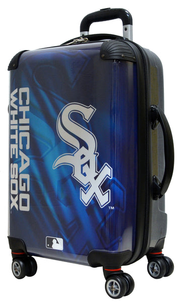Chicago White Sox, 21" Clear Poly Carry-On Luggage by Kaybull #CWS16 - OBM Distribution, Inc.