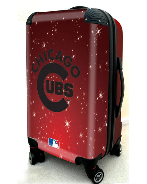 Chicago Cubs, 21" Clear Poly Carry-On Luggage by Kaybull #CUB10 - OBM Distribution, Inc.