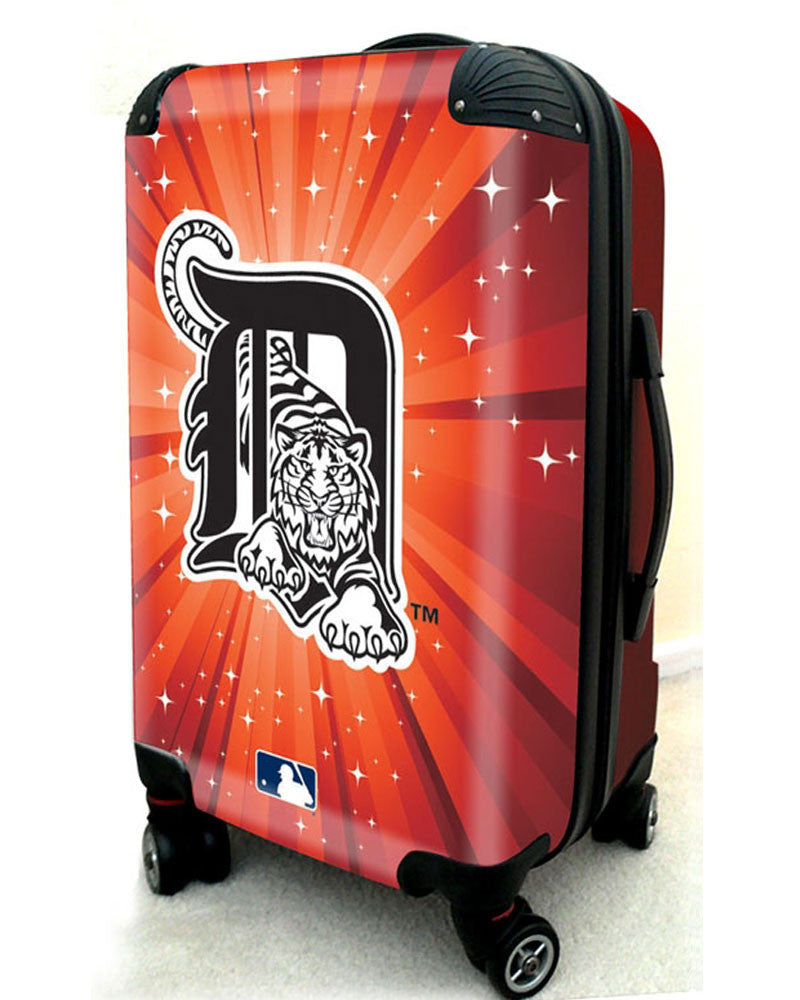Detroit Tigers, 21" Clear Poly Carry-On Luggage by Kaybull #DET13 - OBM Distribution, Inc.