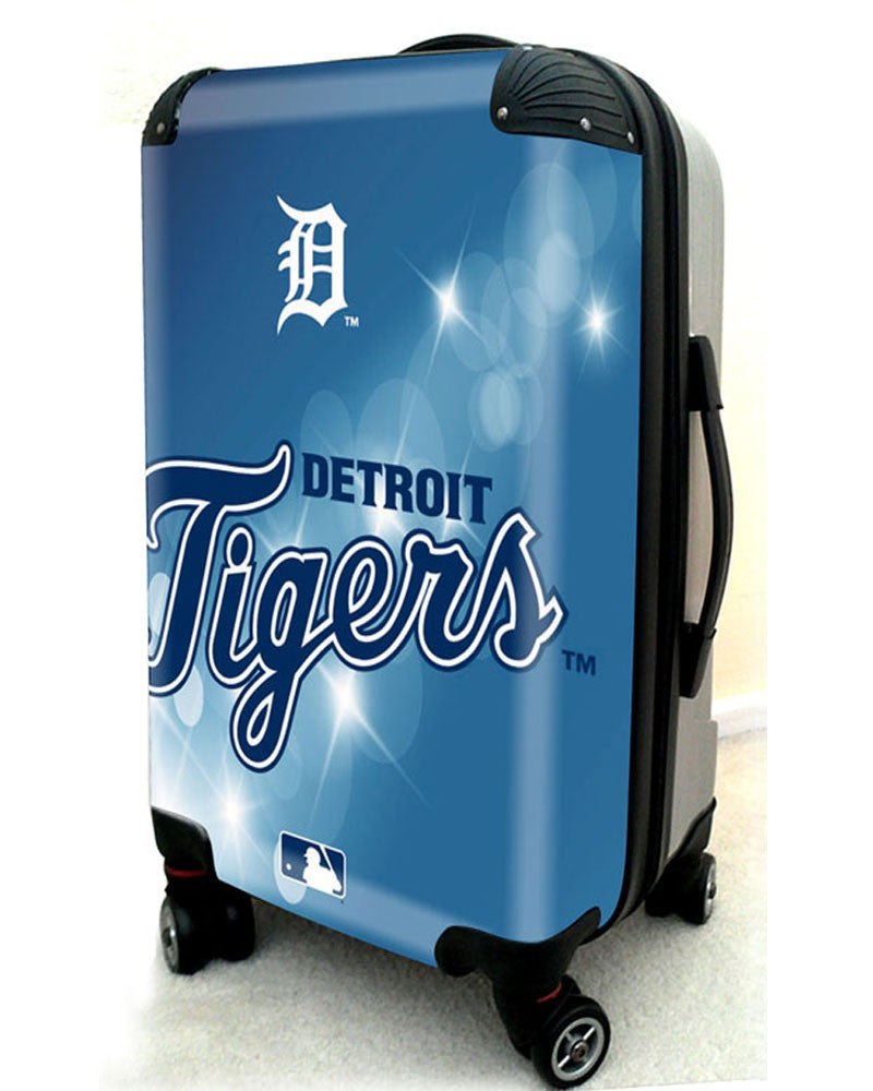 Detroit Tigers, 21" Clear Poly Carry-On Luggage by Kaybull #DET9 - OBM Distribution, Inc.