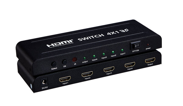 SFX HDSW4-P V1.4 4Kx2K HDMI Switcher 4X1(with PIP function) - OBM Distribution, Inc.