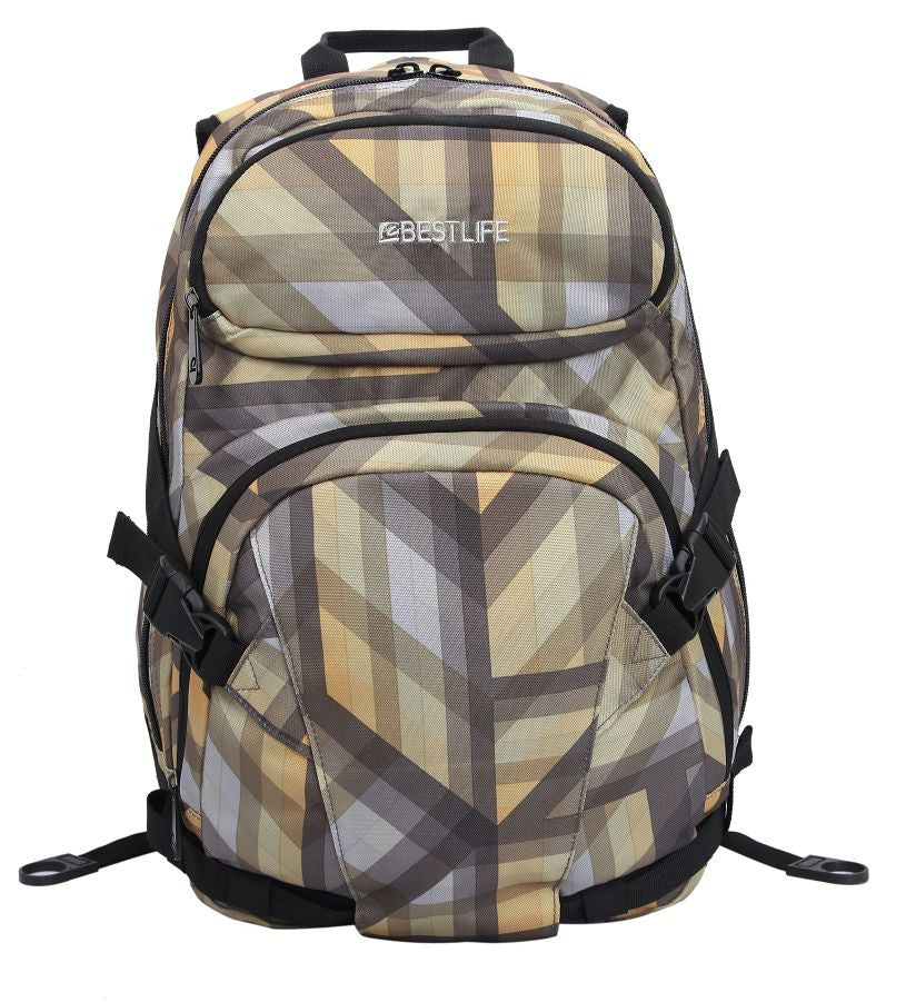 Bestlife Backpack BB-3148Y-15.6'' (Yellow and Grey) - OBM Distribution, Inc.