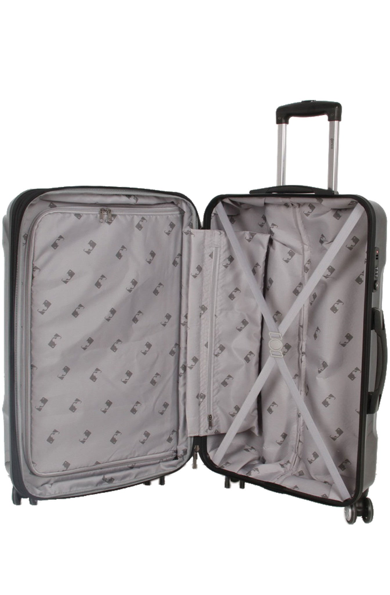 New York Yankees, 19" Premium Molded Luggage by Kaybull #NYY-19PCF - OBM Distribution, Inc.