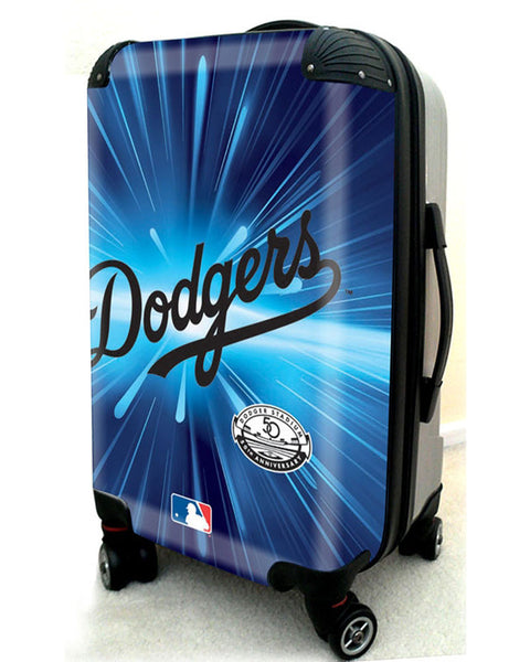Los Angeles Dodgers, 21" Clear Poly Carry-On Luggage by Kaybull #LAD5 - OBM Distribution, Inc.