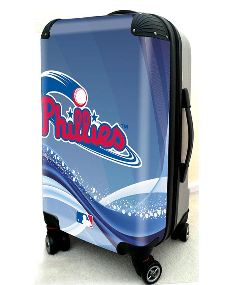 Philadelphia Phillies, 21" Clear Poly Carry-On Luggage by Kaybull #PHI11 - OBM Distribution, Inc.