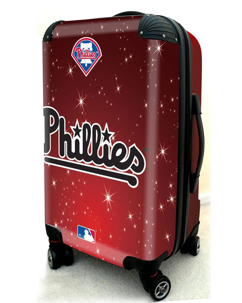 Philadelphia Phillies, 21" Clear Poly Carry-On Luggage by Kaybull #PHI8 - OBM Distribution, Inc.