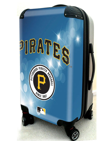 Pittsburgh Pirates, 21" Clear Poly Carry-On Luggage by Kaybull #PIT6 - OBM Distribution, Inc.