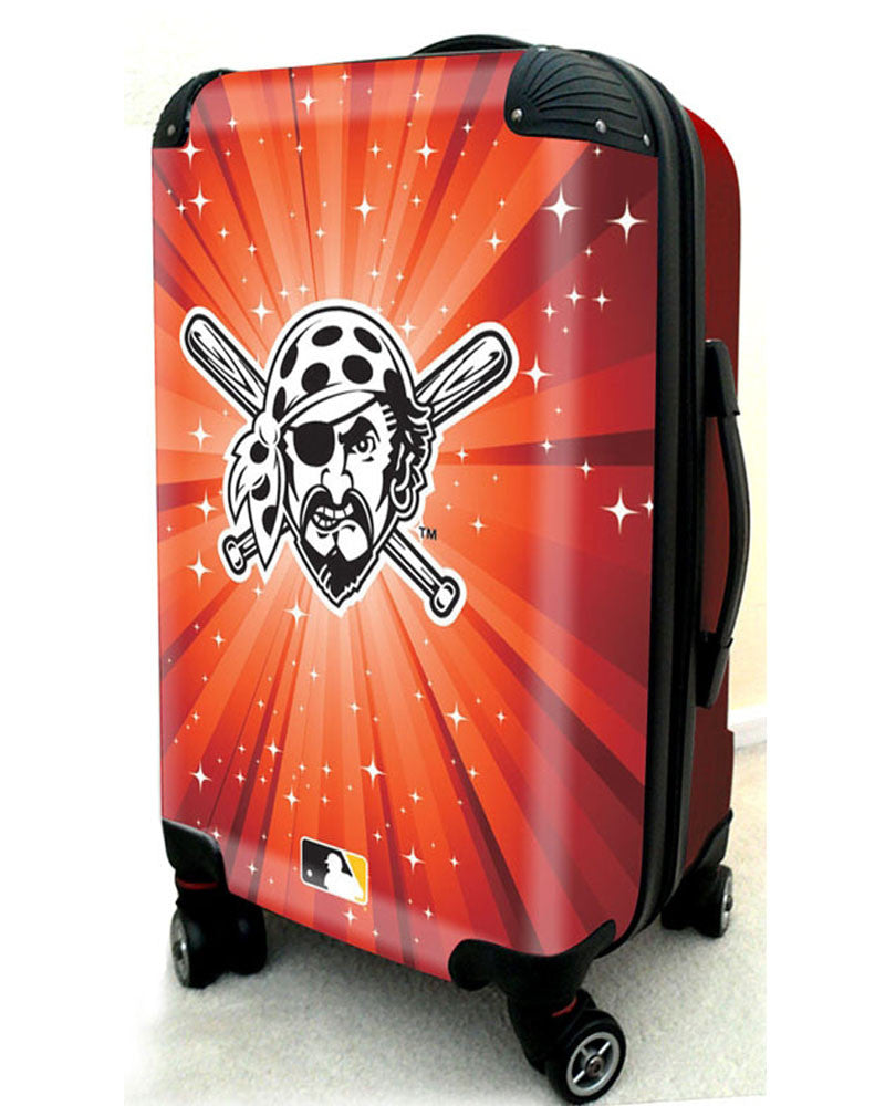 Pittsburgh Pirates, 21" Clear Poly Carry-On Luggage by Kaybull #PIT7 - OBM Distribution, Inc.