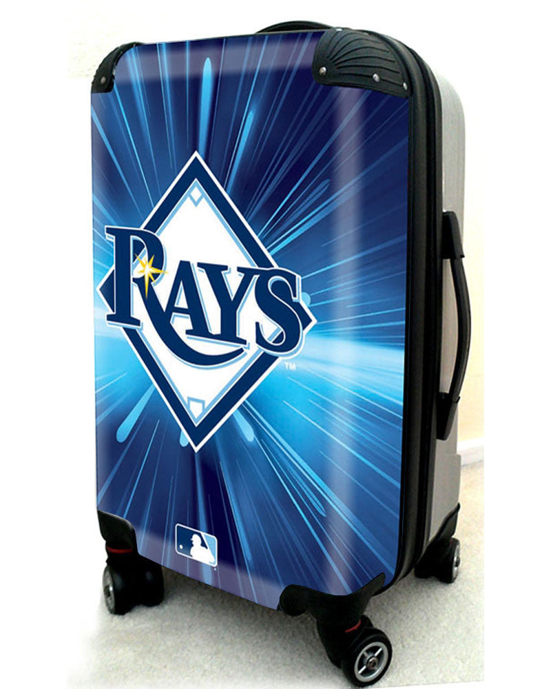 Tampa Bay Rays, 21" Clear Poly Carry-On Luggage by Kaybull #TAM5 - OBM Distribution, Inc.
