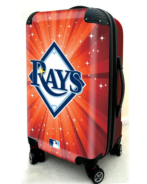 Tampa Bay Rays, 21" Clear Poly Carry-On Luggage by Kaybull #TAM7 - OBM Distribution, Inc.